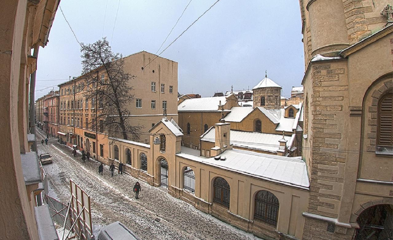 Квартира В Центрі На Вулиці Вірменській 12 Є Дві Спальні Двуспальні Ліжка Λβιβ Εξωτερικό φωτογραφία